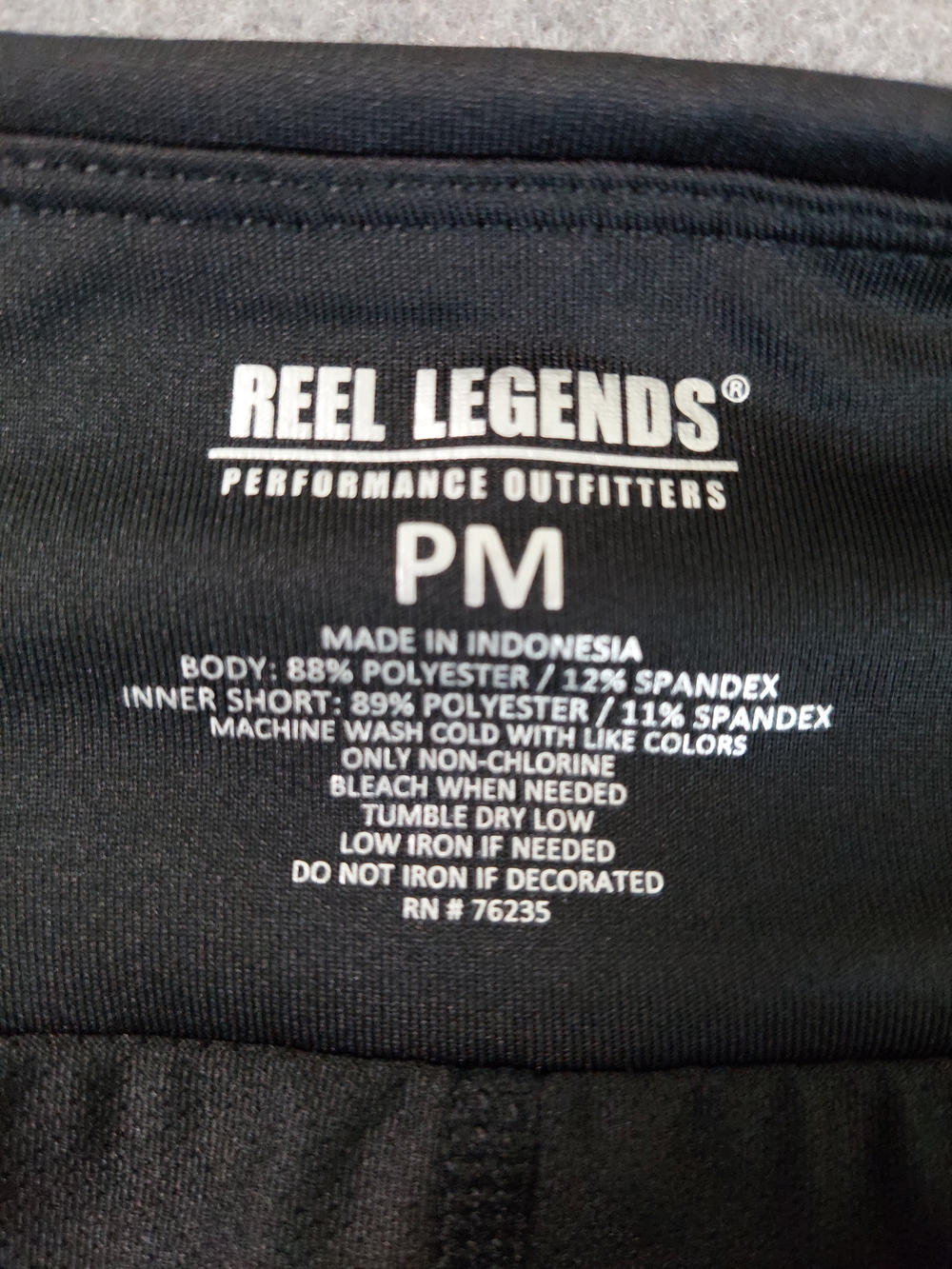 Reel Legends Black Cargo Performance Skort Petite Medium PM Active Utility - Picture 6 of 8